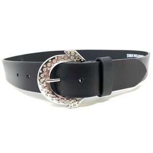 True Religion Womens Bling Leather Belt 